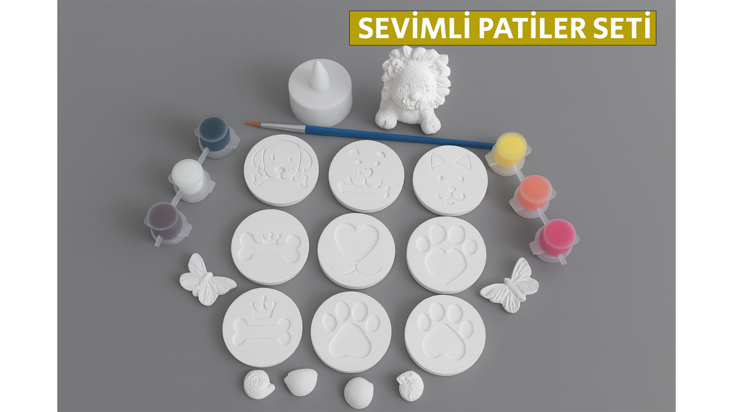 WENDEA Sulu boyama figürleri set