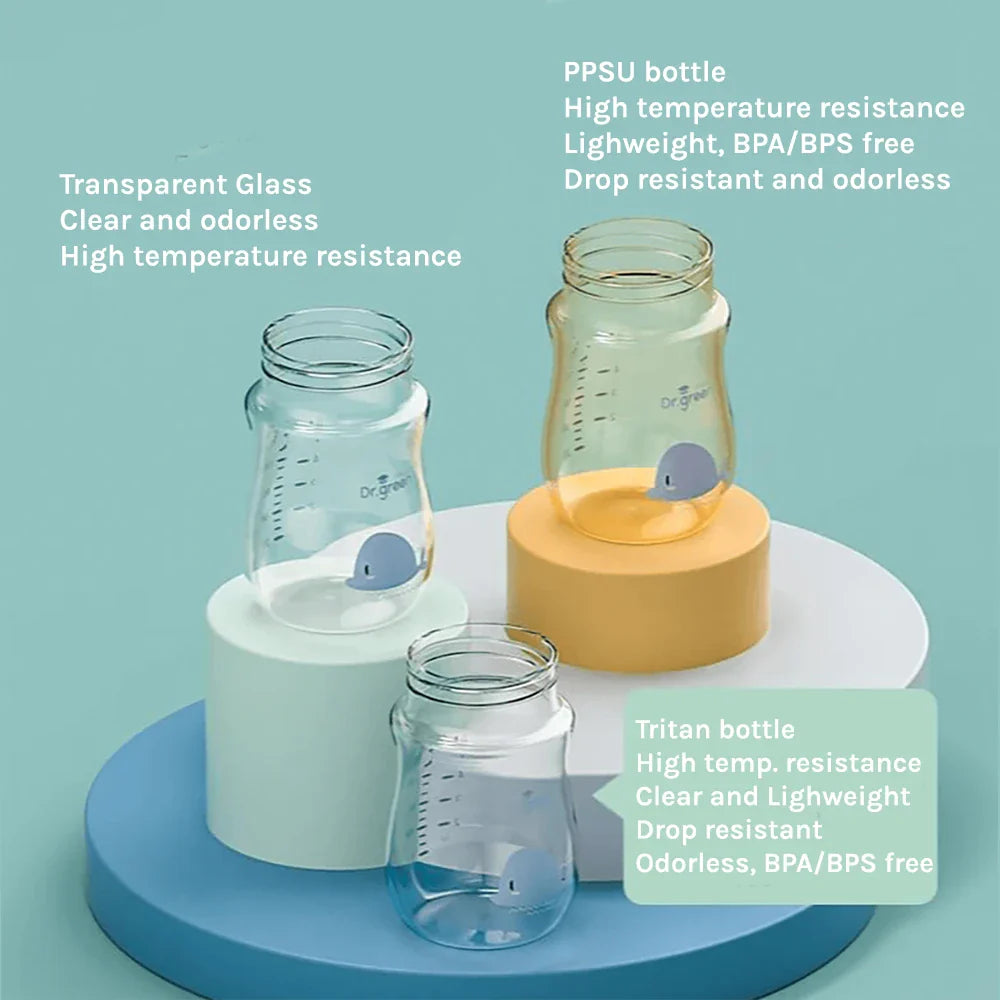 Smart Baby Bottle with USB Bottle Warmer for Instant Baby Milk Safe Baby Bottle Materials PPSU Glass TheToddly