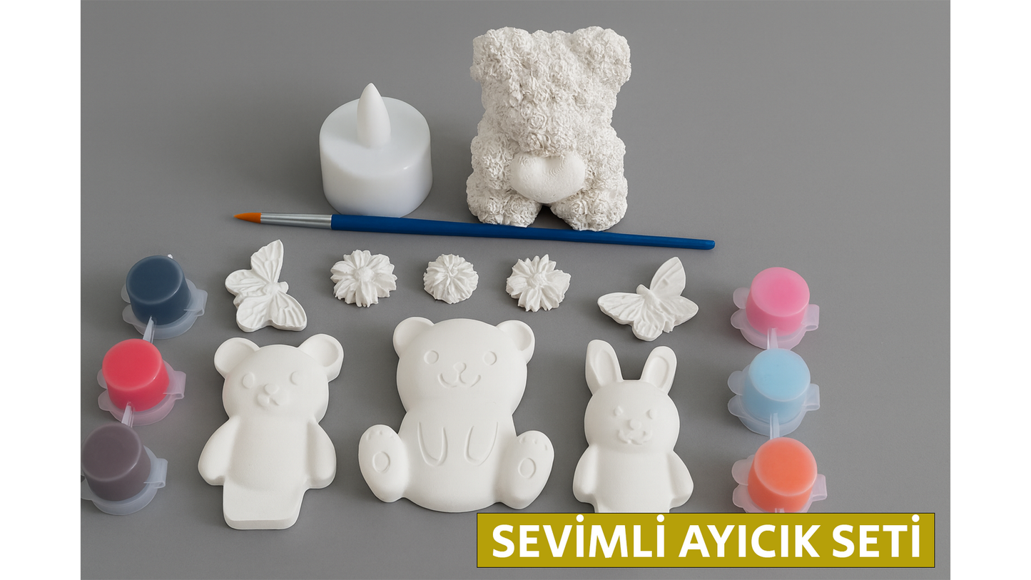 WENDEA Sulu boyama figürleri set