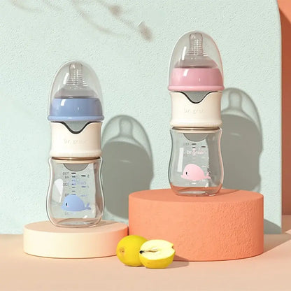 Smart Baby Bottle with USB Bottle Warmer for Instant Baby Milk Portable BPS Free BPA Free Anti colic Bottle PPSU Glass Tritan TheToddly