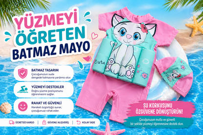 Yüzmeyi Öğreten Çocuk Mayosu | Batmaz Mayo